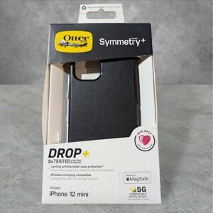T6.‎ OtterBox Symmetry+ MagSafe Case for iPhone 12 mini - Black